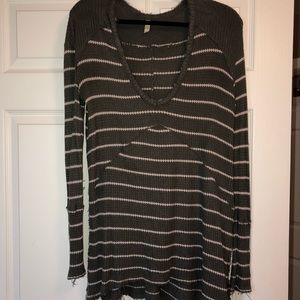 Free People Small Thermal long sleeve sweater